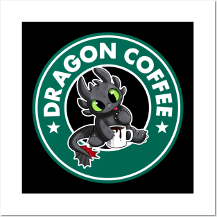 Dragon Coffee Posters and Art